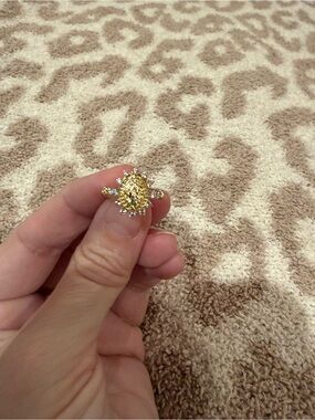 Gold Mother Mary Halo Ring - Women's Fashion Jewelry